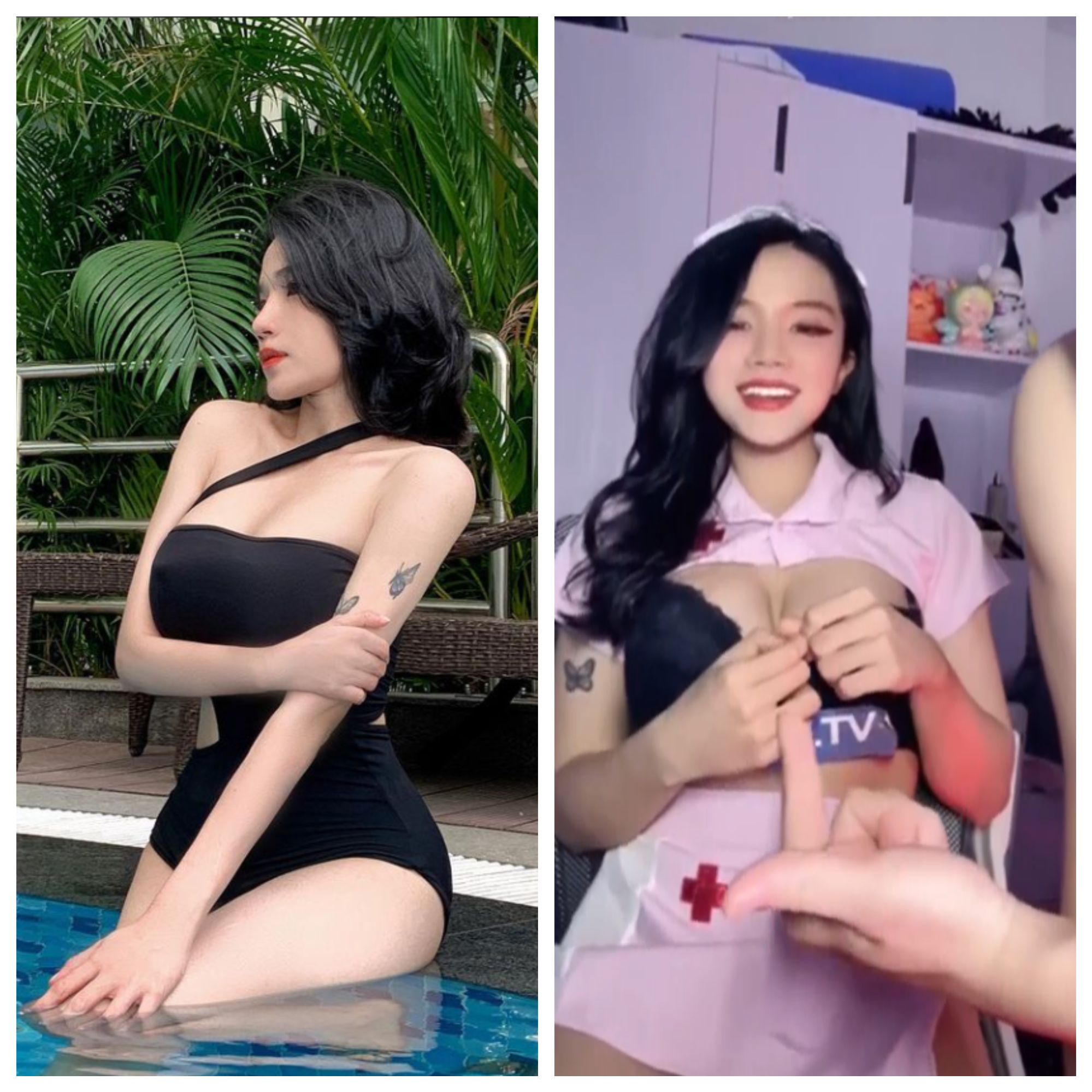 Xoạc banh lồn em hot girl Nguyễn Minh Thư bím hồng